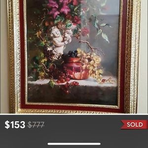 RARE RETIRED VINTAGE HOME INTERIOR LARGE